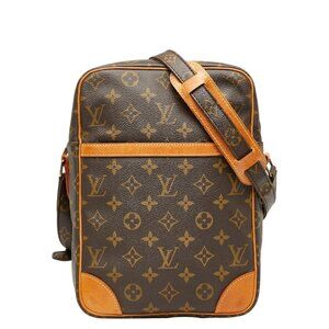 LOUIS VUITTON Brown Monogram Leather Shoulder Bag